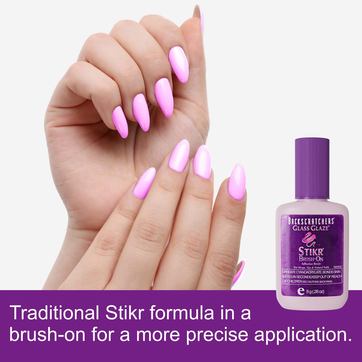 BACKSCRATCHERS resin with Kikr activator showing faster curing benefit