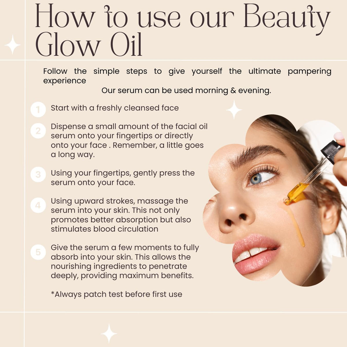 Bad Dog oil texture on skin demonstrating lightweight absorption and hydration