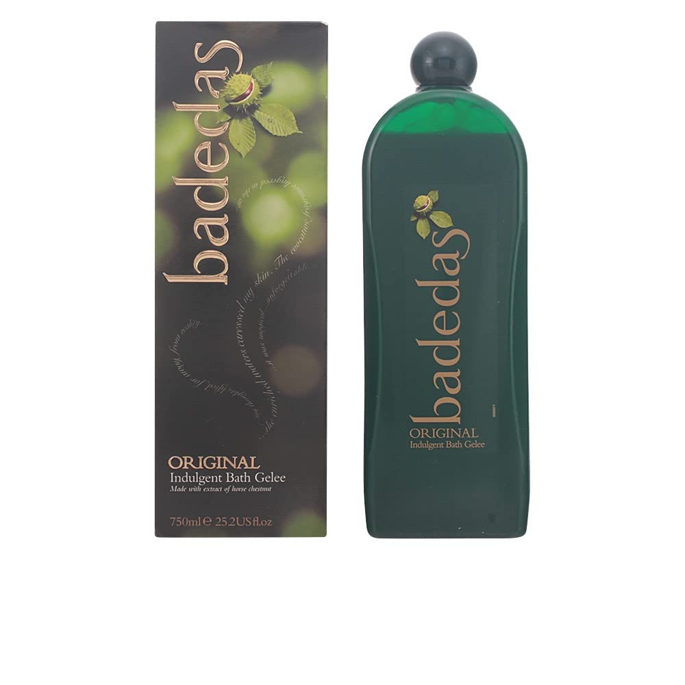 Badedas front bottle with visible label highlighting rich gelee and easy dispensing