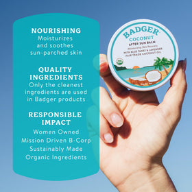 Badger tin tucked in travel bag illustrating portability and eco benefit