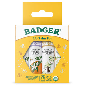 Badger four tubes laid out displaying all included flavors for easy selection