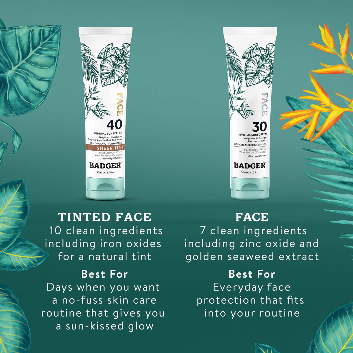 Badger applied outdoors on model showing everyday sun protection benefit