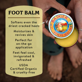 Badger open tin revealing smooth balm texture for deep moisturization