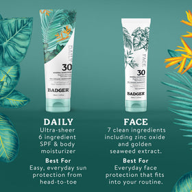 Badger recycled tube detail highlighting sustainable PCR packaging
