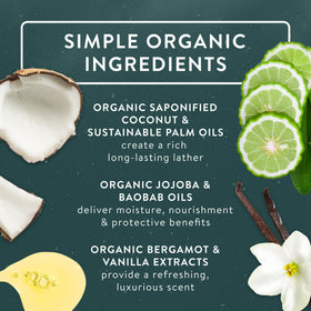 Badger shampoo bar held in hand to show true 3 oz scale and travel-friendly size