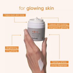 Baebody 50ml size comparison beside everyday items for travel-friendly convenience
