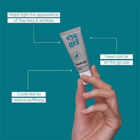 Baebody product with ingredient visual emphasizing peptides for firmer-looking skin