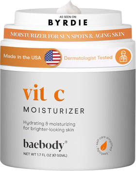 Baebody front pump jar showing sleek packaging and hygienic dispenser benefit