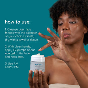 Baebody gel applied on hand demonstrating spreadability and fast absorption