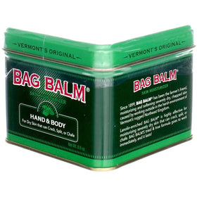 Bag Balm tin placed with outdoor gear illustrating protection during activity benefit