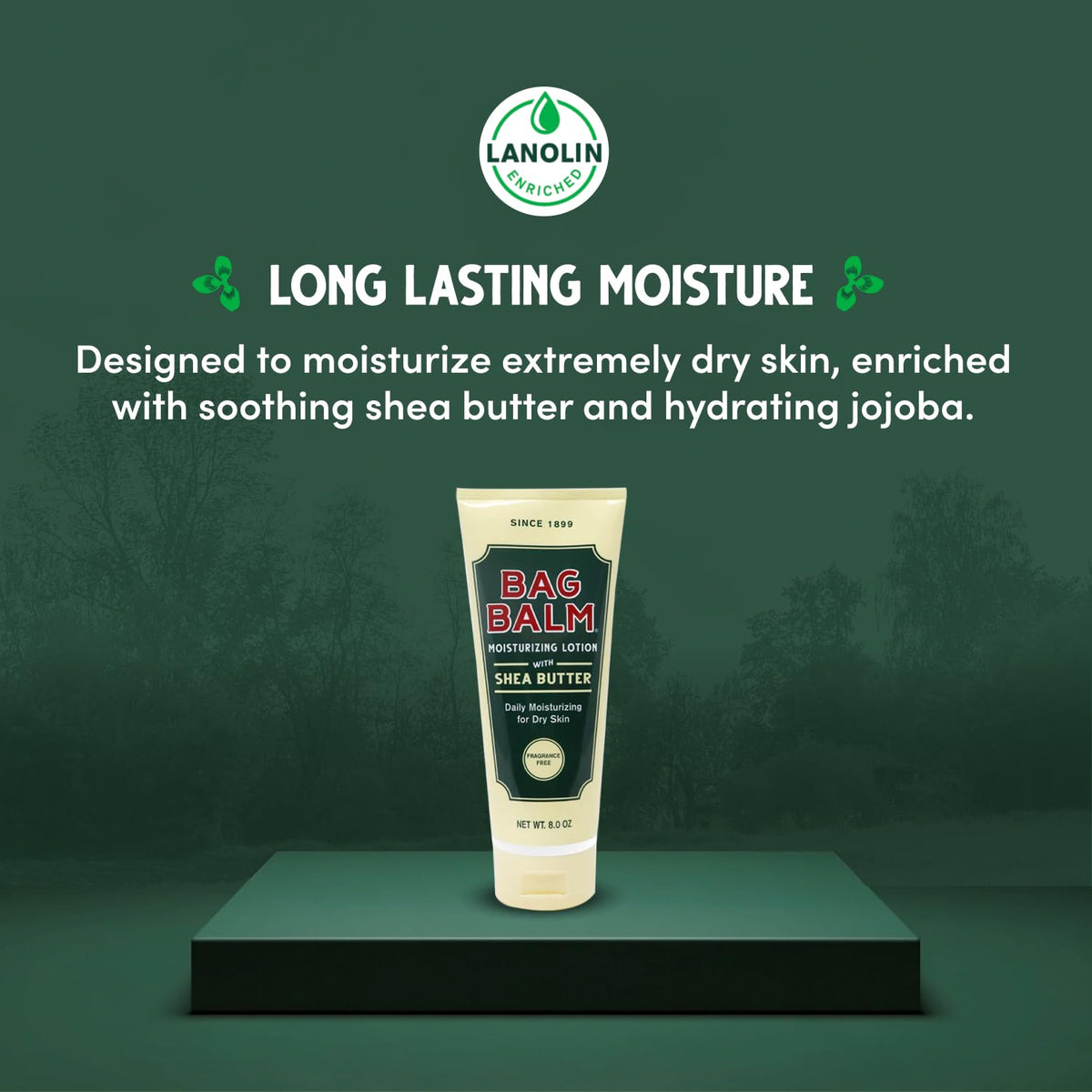 Bag Balm application on hand showing quick absorption and smoother skin