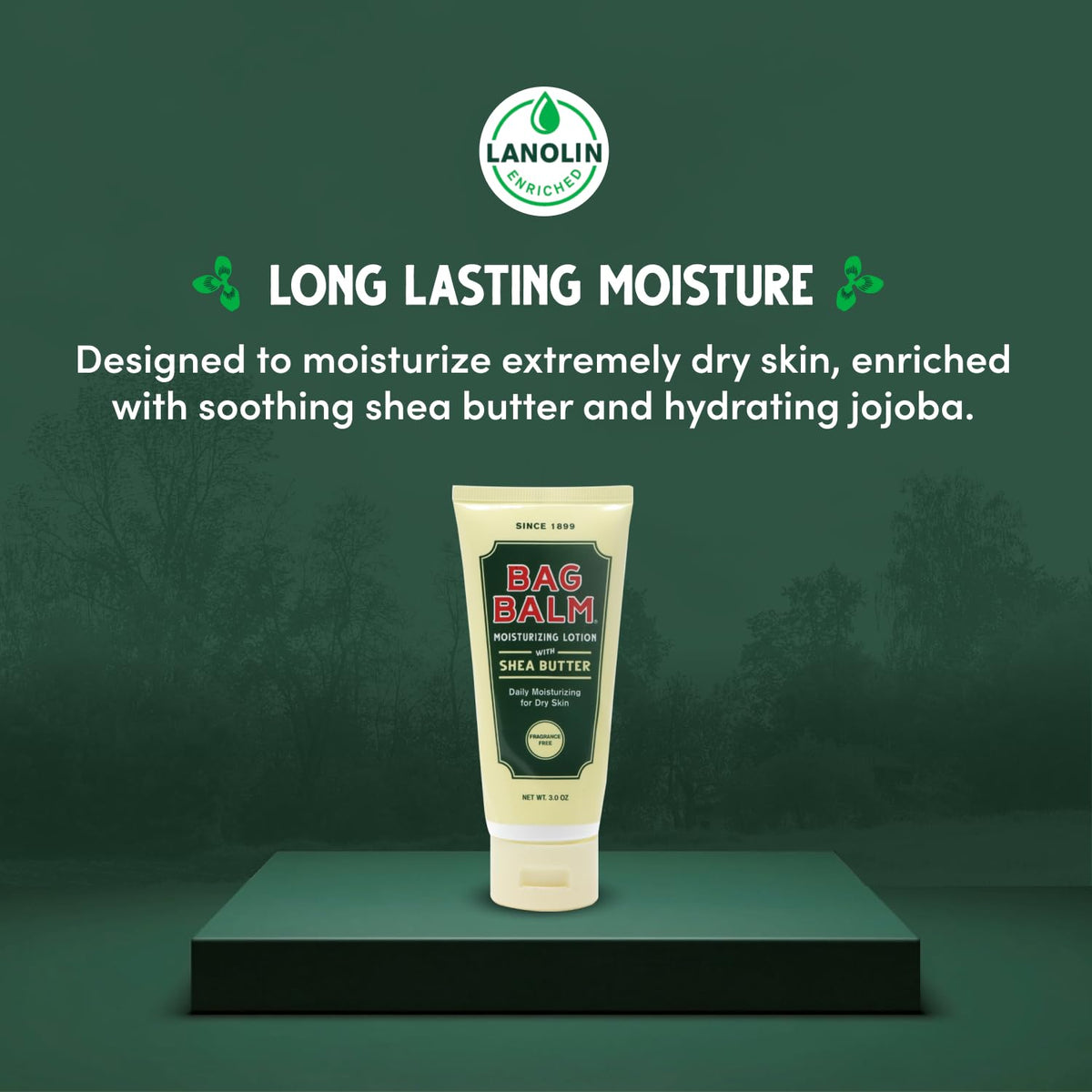 Bag Balm being applied to hands in home setting, soothes and softens skin