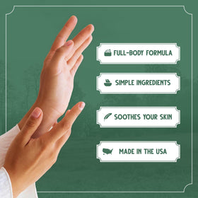 Bag Balm label detail showing ingredients and paraben-free benefit