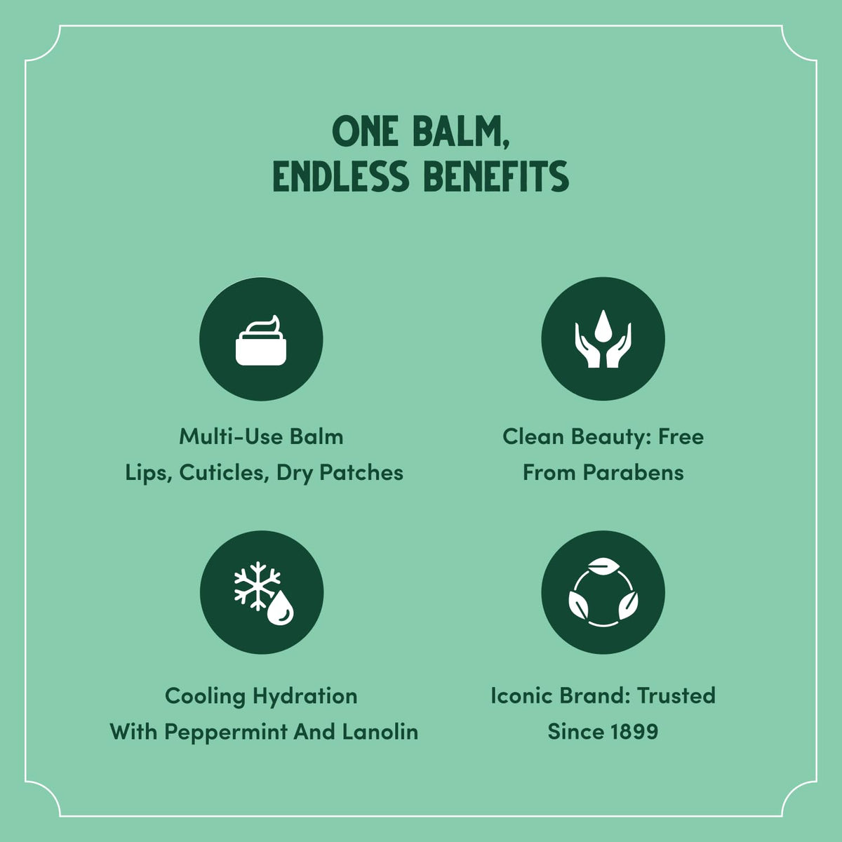 Bag Balm label close-up showing Vitamin E for moisture-support benefit