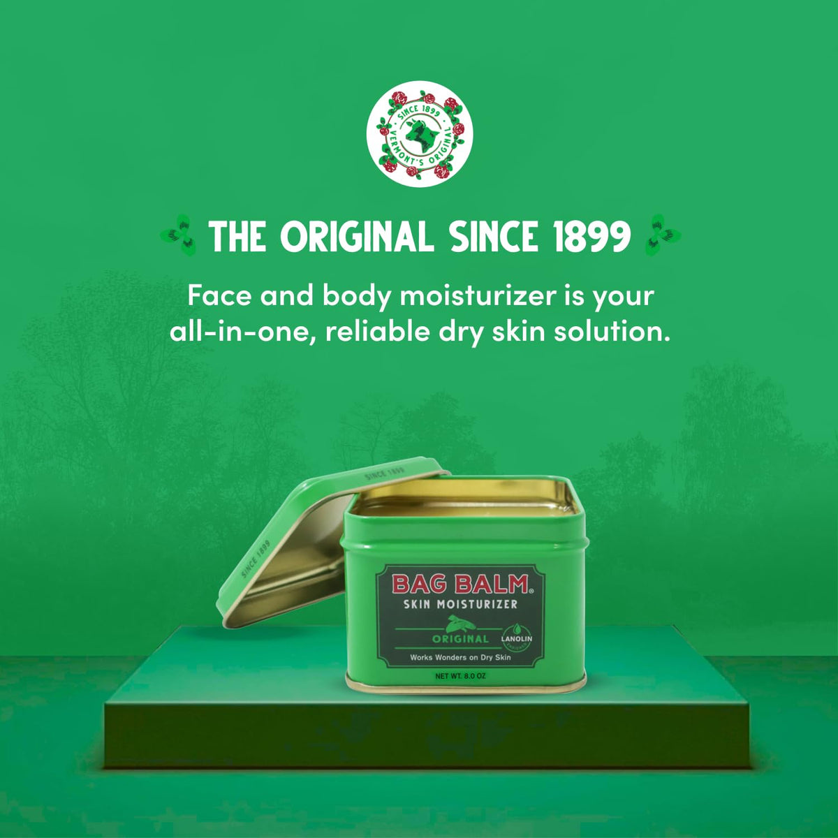 Open Bag Balm close-up texture showing smooth lanolin-rich ointment benefit