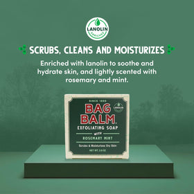 Bag Balm three-pack display highlighting long-lasting supply
