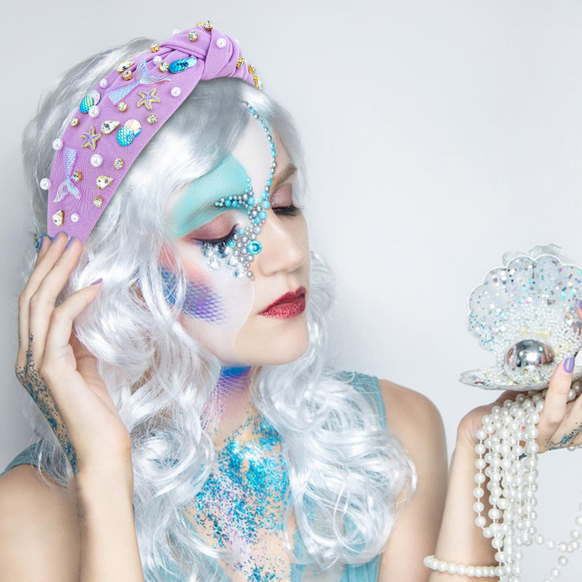 BAHABY mermaid tail accent highlighted for whimsical ocean-themed detail