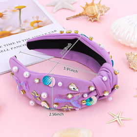 BAHABY headband beside ruler to show dimensions and sizing clarity