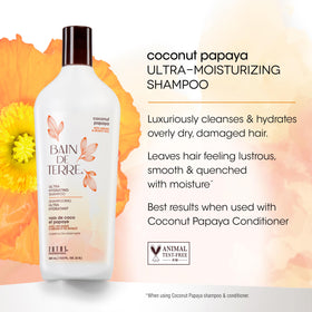 Shampoo texture pouring from bottle showing rich hydrating lather