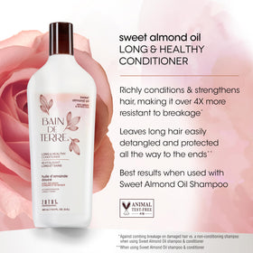 Bain de Terre creamy conditioner texture closeup demonstrating rich slip
