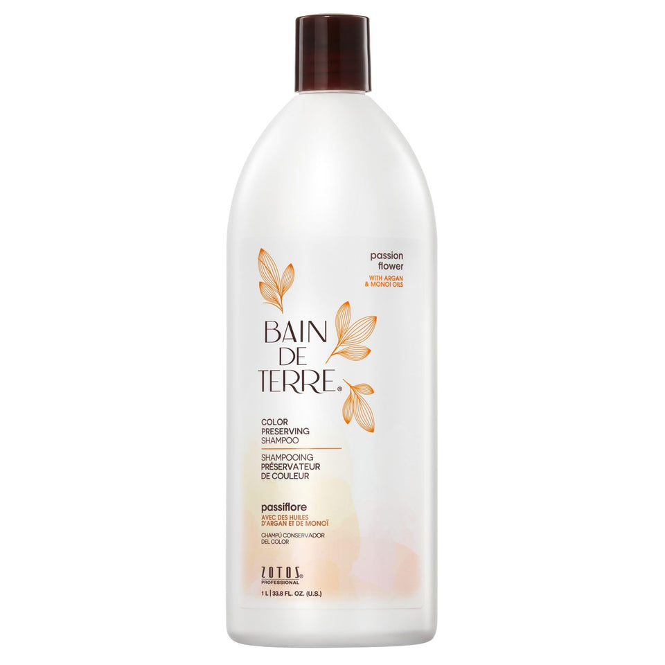 Bain de Terre front bottle showing label and size for easy identification and benefit