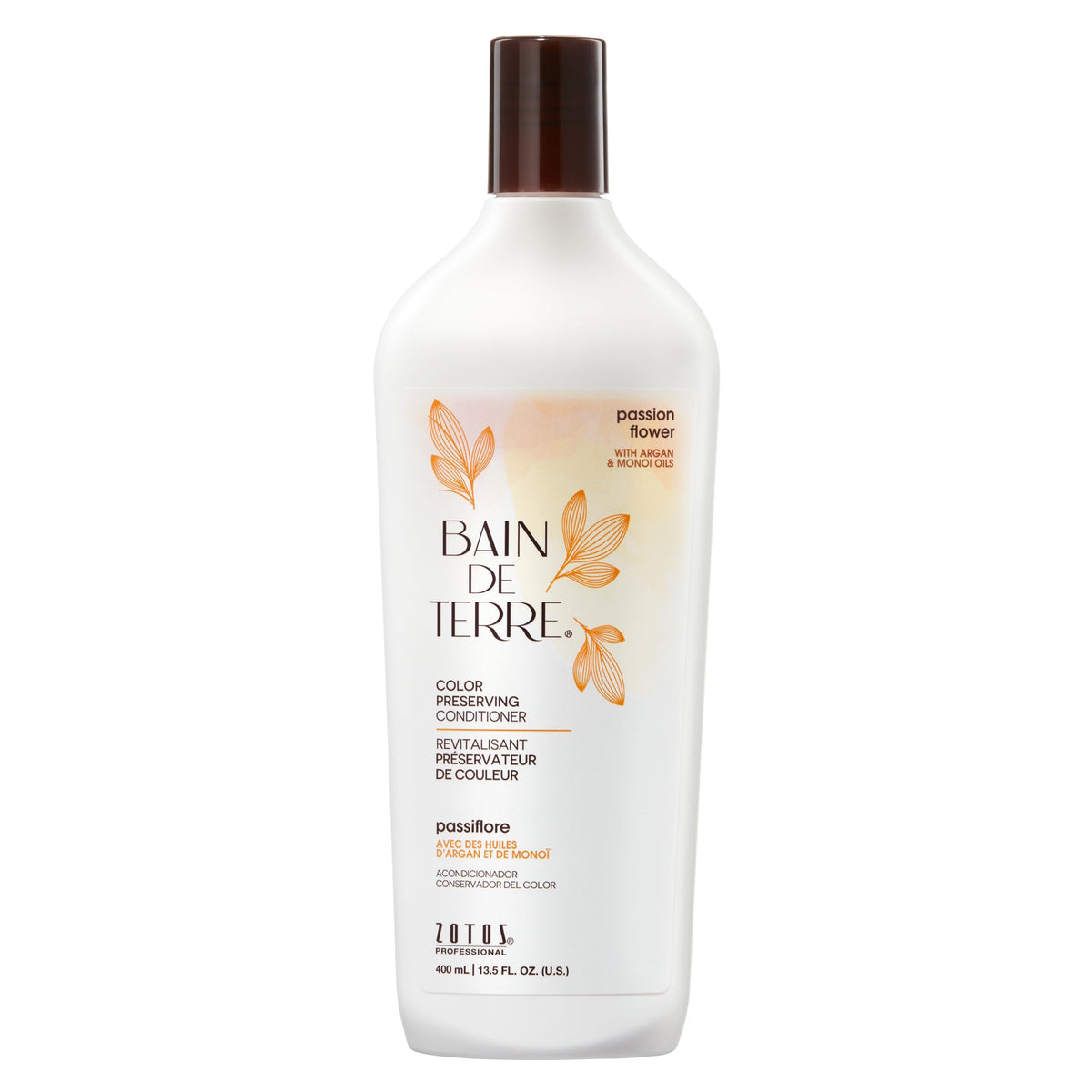 Bain de Terre front bottle showing product and benefit of color protection