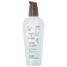 Bain de Terre front bottle view showing sleek packaging and shine benefits