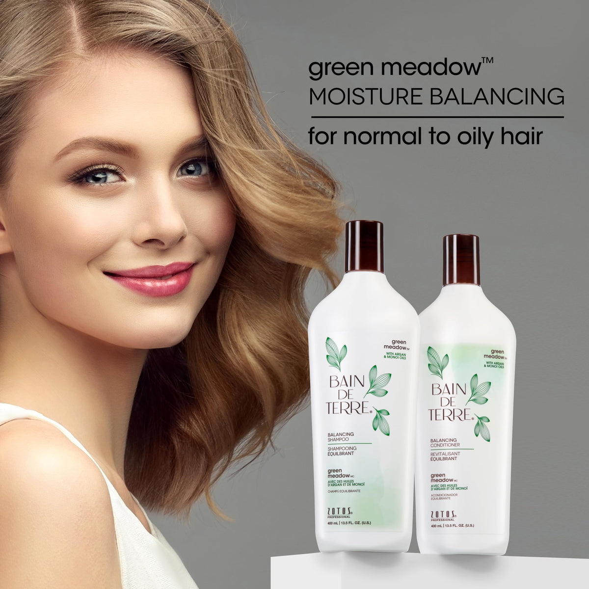 Close-up of argan and monoi oils used by Bain de Terre for softness and shine