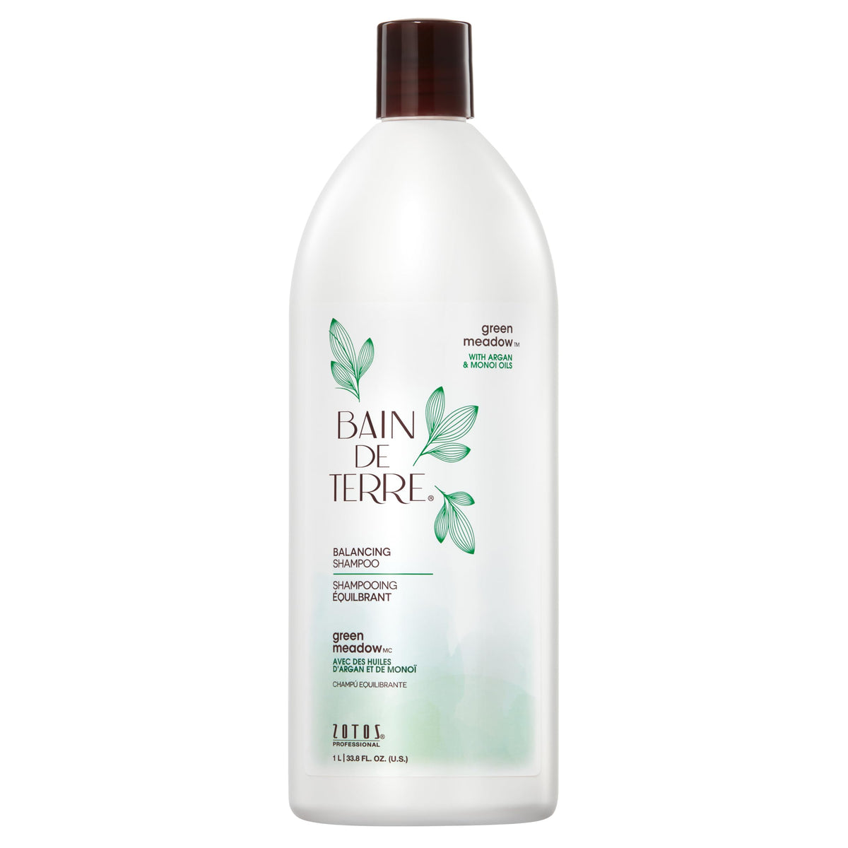 Bain de Terre front bottle view showing packaging and volume benefits