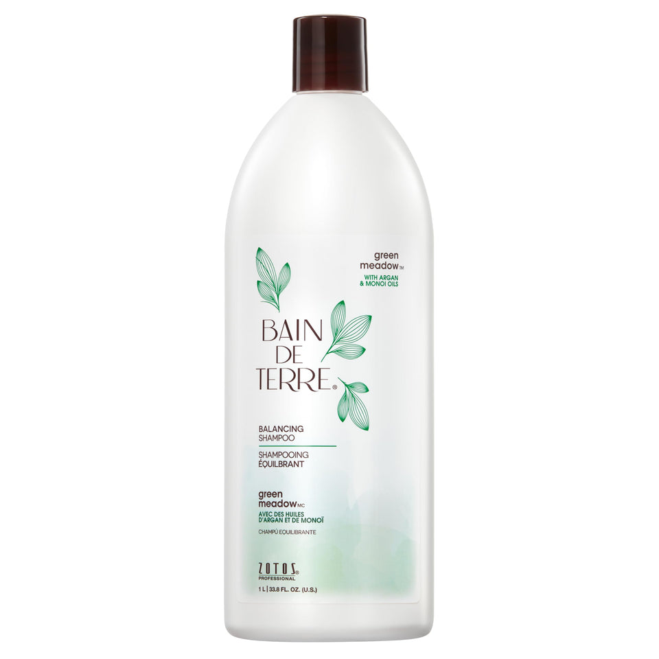 Bain de Terre front bottle view showing packaging and volume benefits