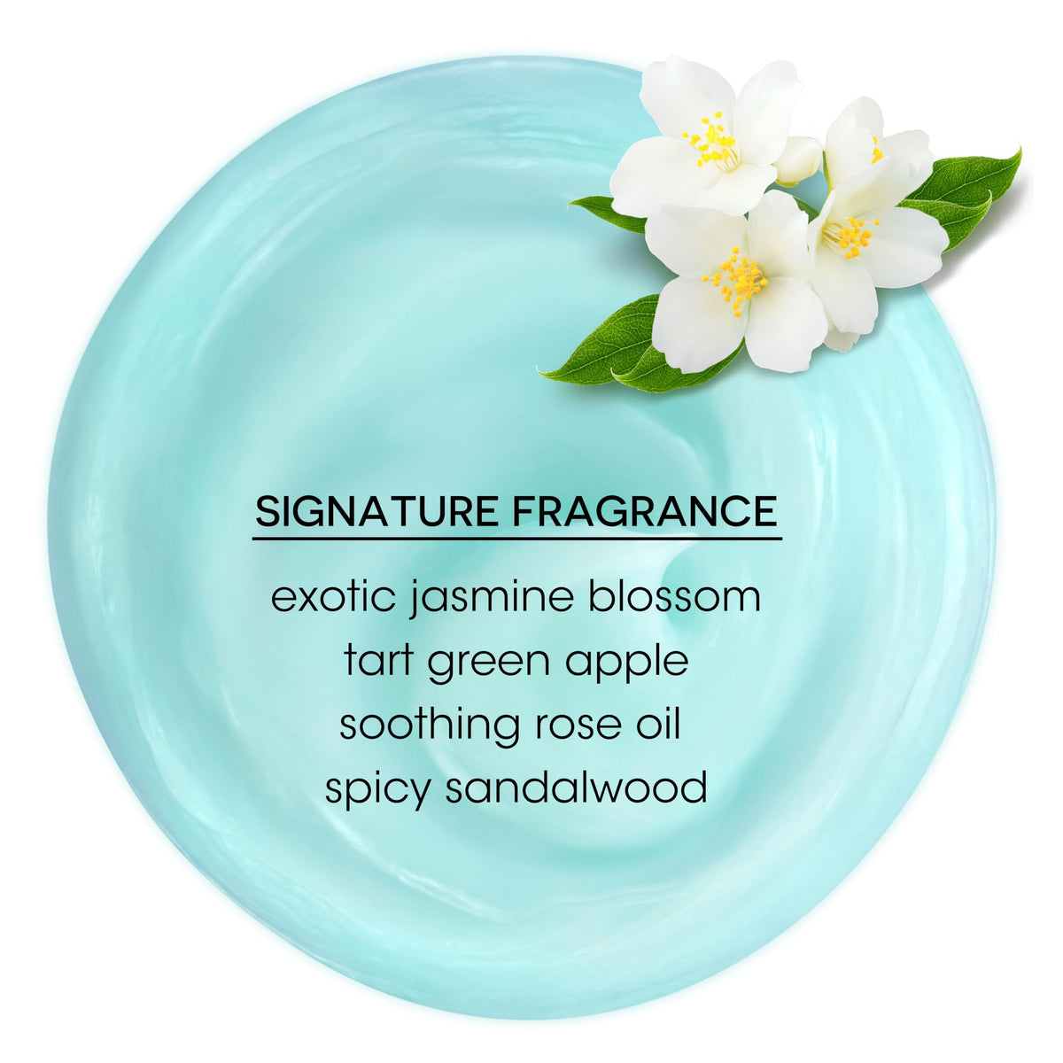 Bain de Terre conditioner being applied in hands to demonstrate smooth spreadability