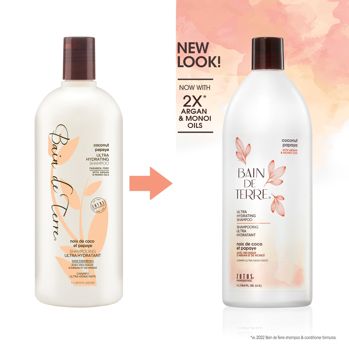 Bain de Terre label close-up highlighting ingredient list and clarity benefit