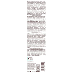 Bain de Terre label close-up showing paraben-free, color-safe features