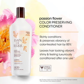 Bain de Terre creamy conditioner texture close-up showing rich hydration