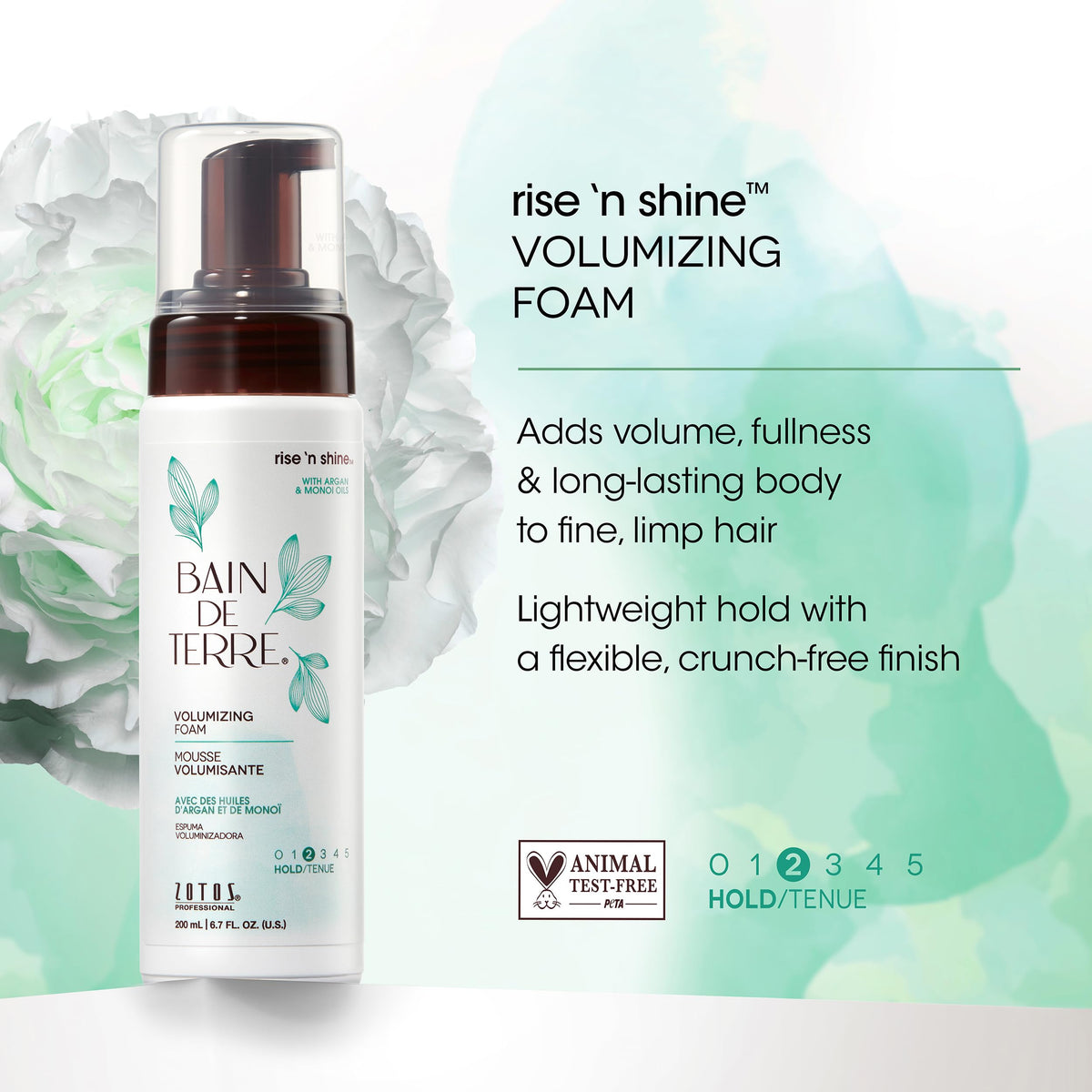 Bain de Terre foam texture close-up highlighting airy foam and ease of spread