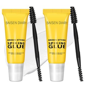 baisen diary front packaging showing two clear brow gels and label for value
