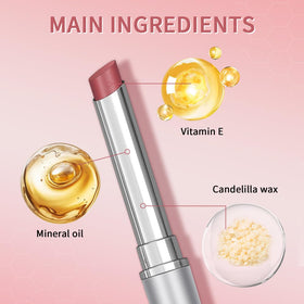 BAISEN DIARY lip application demonstrating natural pink finish and comfort