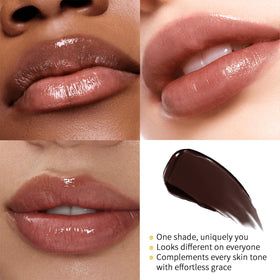 BAISEN DIARY model applying balm showing subtle tint and hydrated lips