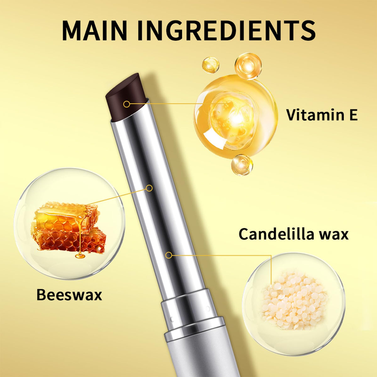 BAISEN DIARY open twist-up tube showing balm stick and quick application benefit