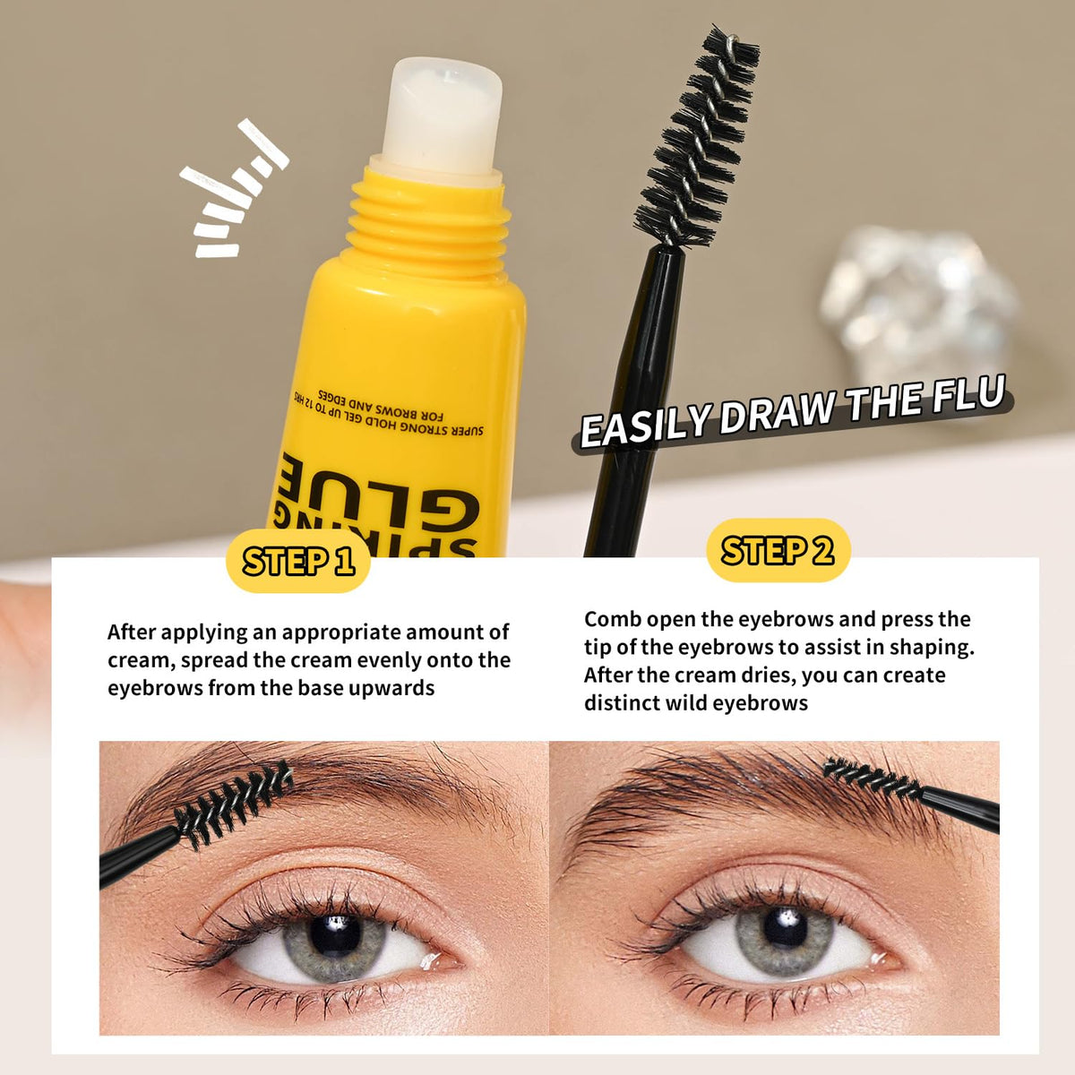 baisen diary precision brush close-up for neat application and control
