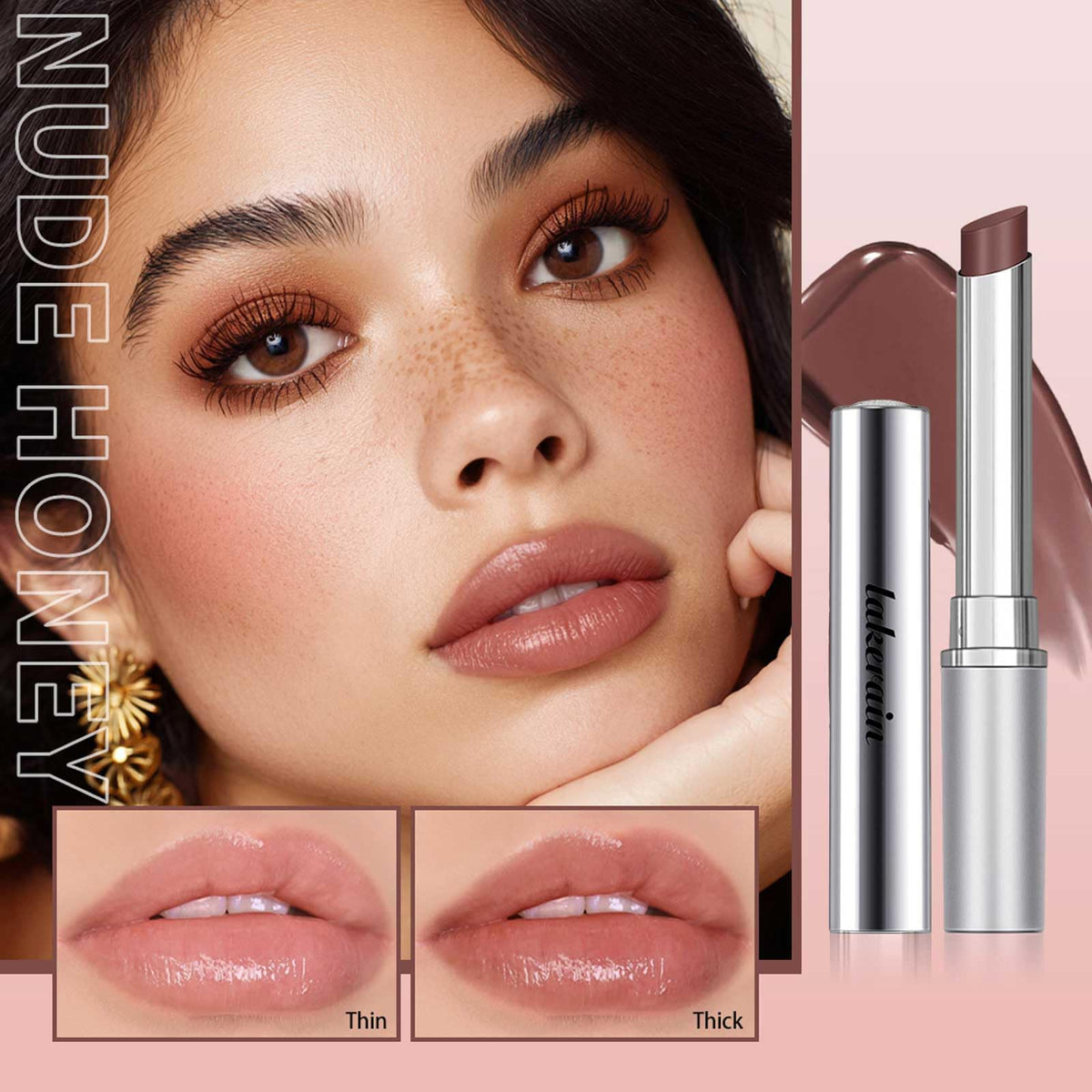 BAISEN DIARY two tubes side by side showing black and nude shades, versatile duo