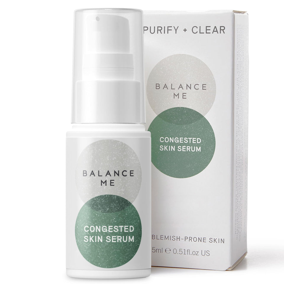 Balance Me front label showing product purpose and calm benefit