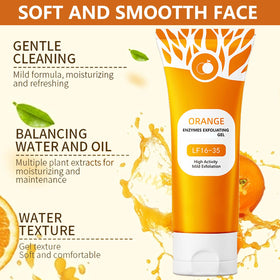 Balekotty application on cheek demonstrating gentle exfoliation benefit
