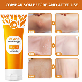 Balekotty peel beginning to lift revealing smoother skin surface