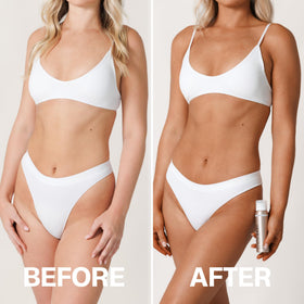 BALI BODY application in hand demonstrating easy blending and quick-dry benefit