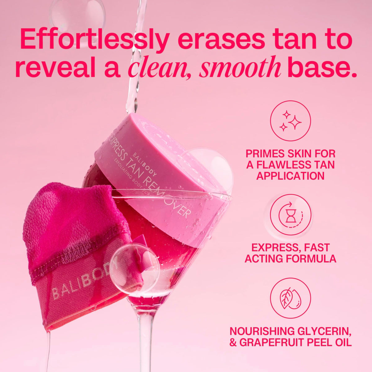 BALI BODY before and after image showing removed streaks and even skin tone