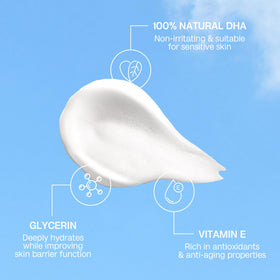 BALI BODY clear foam absorbing into skin, non-sticky natural finish