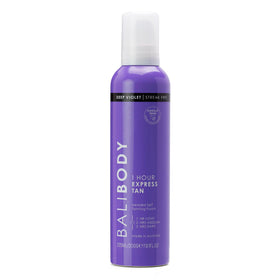 BALI BODY front packaging showing fast 1-hour tanning benefit