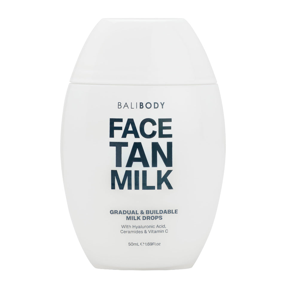 Bali Body front packaging showing bottle and label, communicates product identity and trust