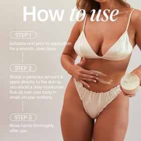 Bali Body on bathroom shelf in lifestyle scene suggesting daily skincare routine